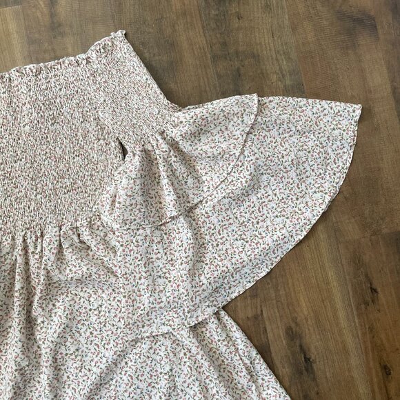 Shein Curve Off Shoulder Floral Ruffle Dress - Size XL - Picture 3 of 6
